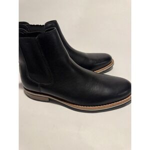 Helm The Finn Chelsea Boot Black Krumenauer leather Size 11m